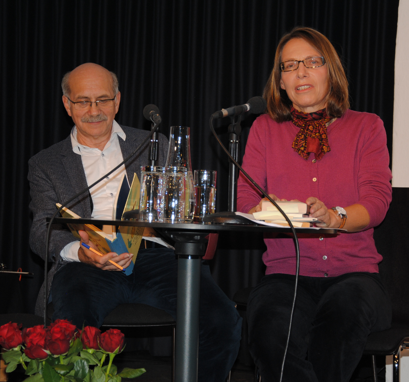 Gerhard Ruiss und Juliane Alton im Saumarkt 2013