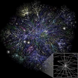 Karte des Internets: Matt Britt, CC BY 2.5 https://creativecommons.org/licenses/by/2.5